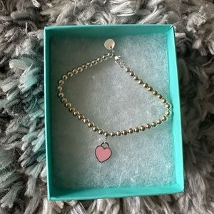 Authentic tiffany silver bracelet, never worn